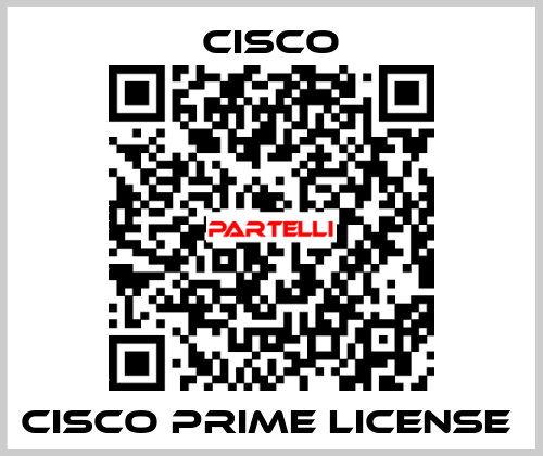 CISCO PRIME LICENSE  Cisco