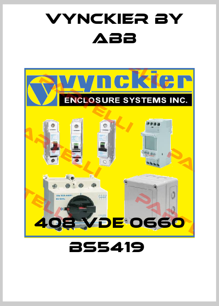 408 vde 0660 bs5419  Vynckier by ABB