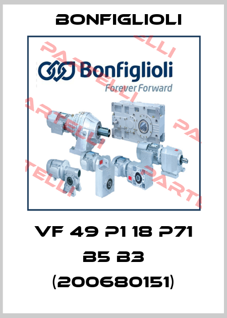 VF 49 P1 18 P71 B5 B3 (200680151) Bonfiglioli