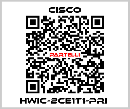 HWIC-2CE1T1-PRI  Cisco