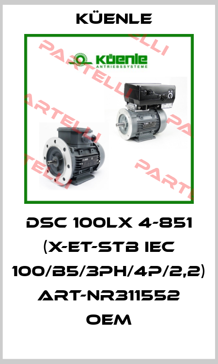 DSC 100LX 4-851   (X-ET-STB IEC 100/B5/3Ph/4p/2,2) Art-Nr311552 oem Küenle