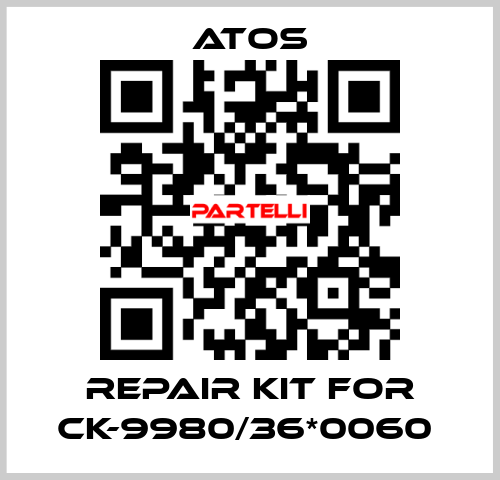 REPAIR KIT FOR CK-9980/36*0060  Atos