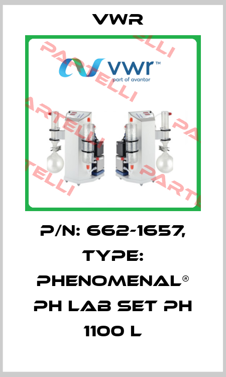 P/N: 662-1657, Type: pHenomenal® pH Lab Set pH 1100 L VWR