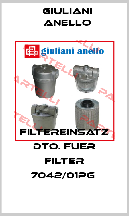 Filtereinsatz dto. fuer Filter 7042/01PG  Giuliani Anello
