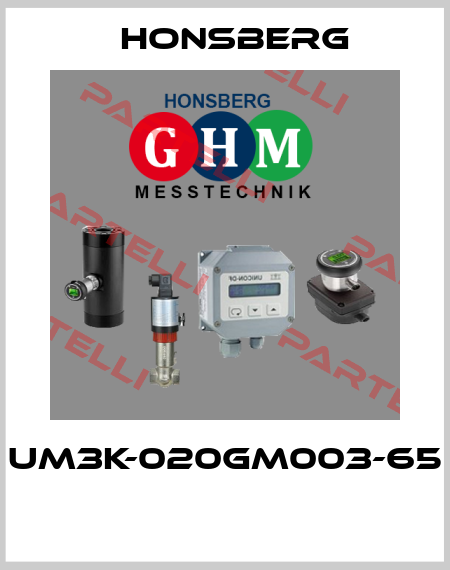 UM3K-020GM003-65  Honsberg