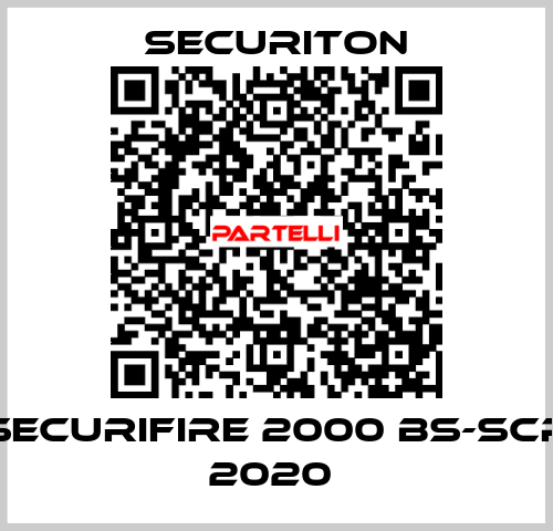 SecuriFire 2000 BS-SCP 2020  Securiton