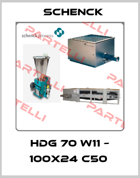 HDG 70 W11 – 100x24 C50  Schenck
