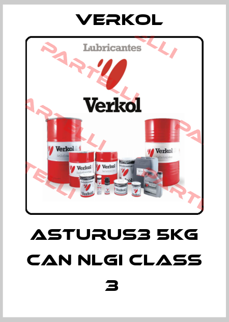 asturus3 5kg can NLGI class 3  Verkol
