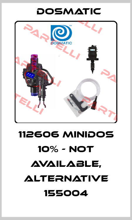 112606 MINIDOS 10% - not available, alternative 155004 Dosmatic