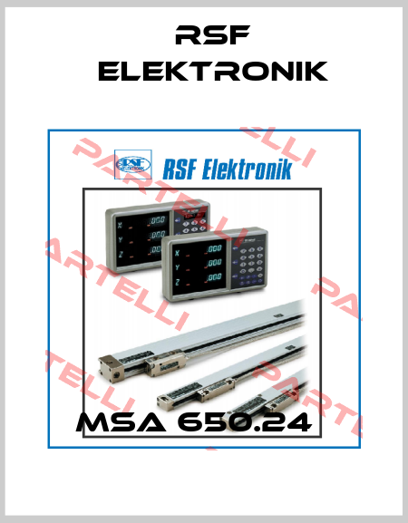 MSA 650.24   Rsf Elektronik