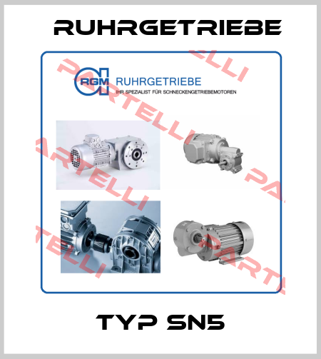Typ SN5 Ruhrgetriebe