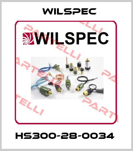 HS300-28-0034  Wilspec