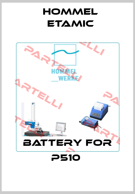 Battery for P510  Hommelwerke
