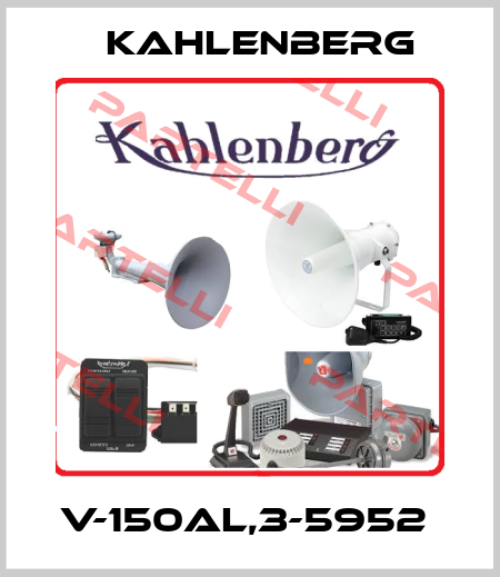 V-150AL,3-5952  KAHLENBERG