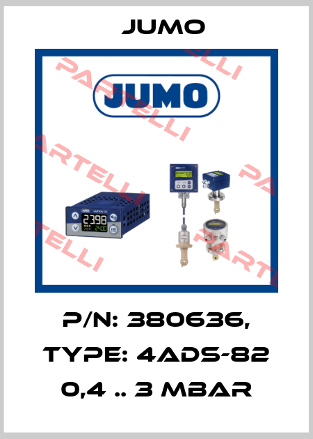 p/n: 380636, Type: 4ADS-82 0,4 .. 3 mbar Jumo