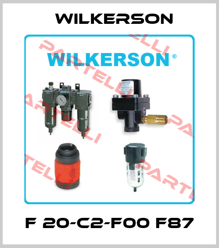 F 20-C2-F00 F87 Wilkerson