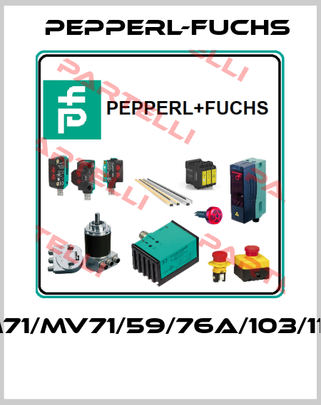 M71/MV71/59/76a/103/115  Pepperl-Fuchs