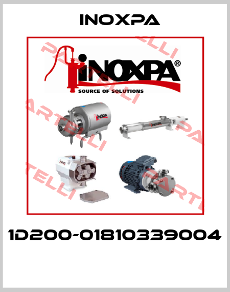 1D200-01810339004  Inoxpa