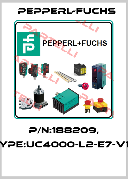 P/N:188209, Type:UC4000-L2-E7-V15  Pepperl-Fuchs