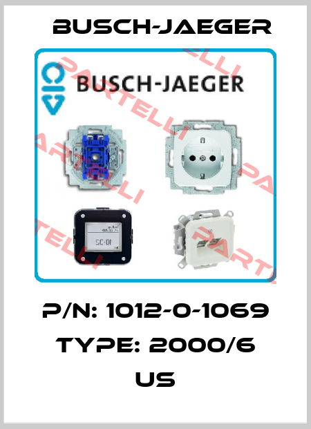 P/N: 1012-0-1069 Type: 2000/6 US Busch-Jaeger