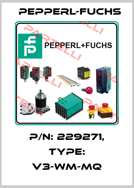 p/n: 229271, Type: V3-WM-MQ Pepperl-Fuchs