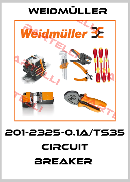 201-2325-0.1A/TS35 CIRCUIT BREAKER  Weidmüller