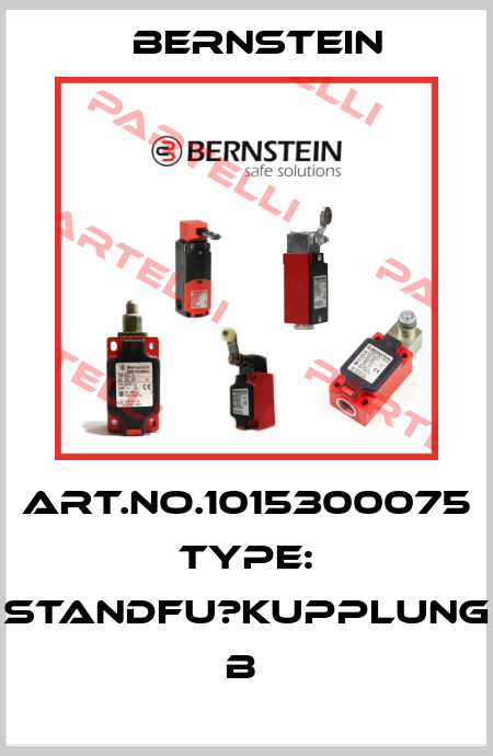 Art.No.1015300075 Type: STANDFU?KUPPLUNG             B  Bernstein