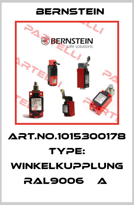 Art.No.1015300178 Type: WINKELKUPPLUNG    RAL9006    A  Bernstein