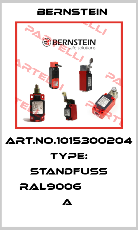 Art.No.1015300204 Type: STANDFUSS RAL9006            A  Bernstein