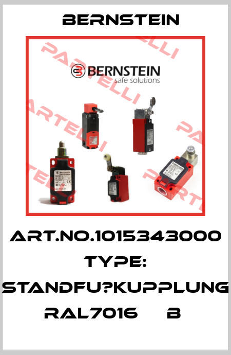 Art.No.1015343000 Type: STANDFU?KUPPLUNG RAL7016     B  Bernstein