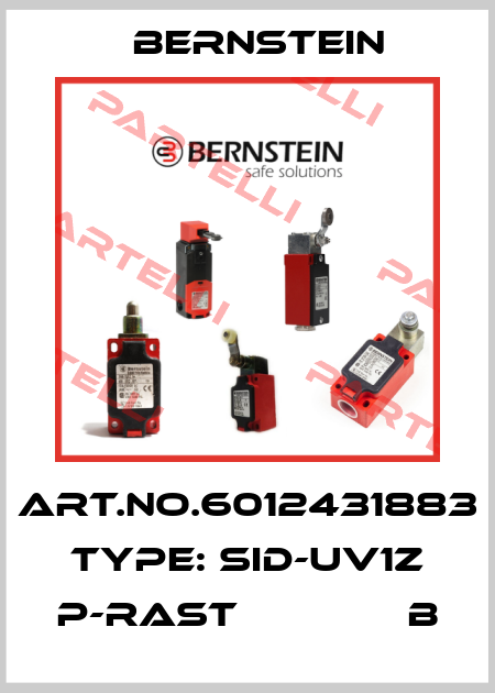 Art.No.6012431883 Type: SID-UV1Z P-RAST              B Bernstein