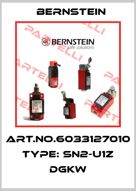 Art.No.6033127010 Type: SN2-U1Z DGKW Bernstein