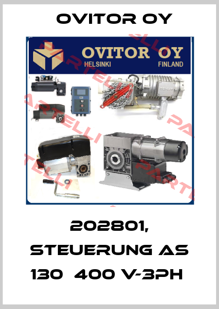 202801, STEUERUNG AS 130  400 V-3PH  Ovitor Oy