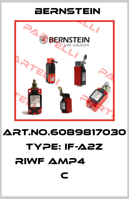Art.No.6089817030 Type: IF-A2Z RIWF AMP4             C Bernstein