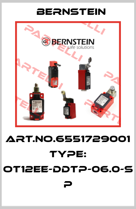 Art.No.6551729001 Type: OT12EE-DDTP-06.0-S           P Bernstein