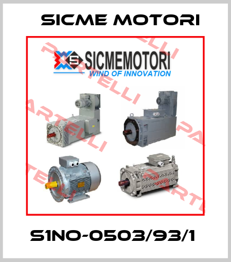 S1NO-0503/93/1  Sicme Motori
