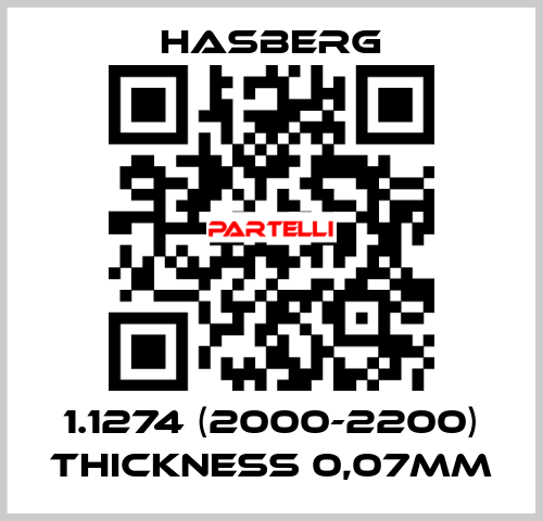 1.1274 (2000-2200) thickness 0,07mm Hasberg