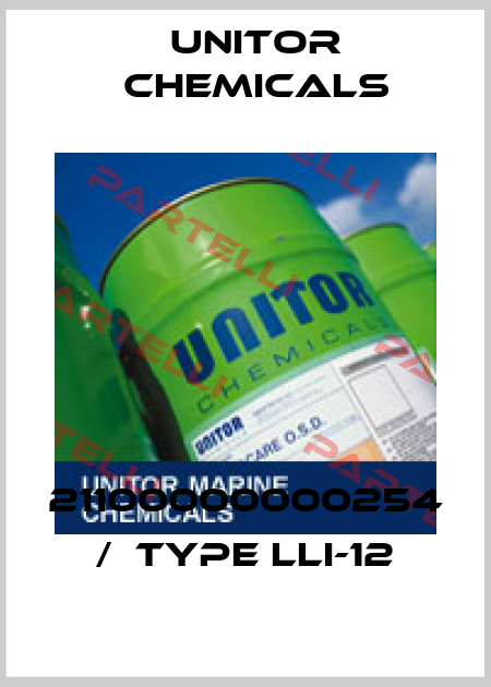 21100000000254 /  Type LLI-12 Unitor Chemicals