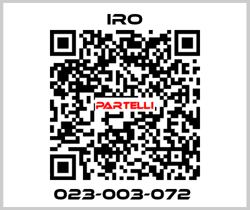 023-003-072  IRO