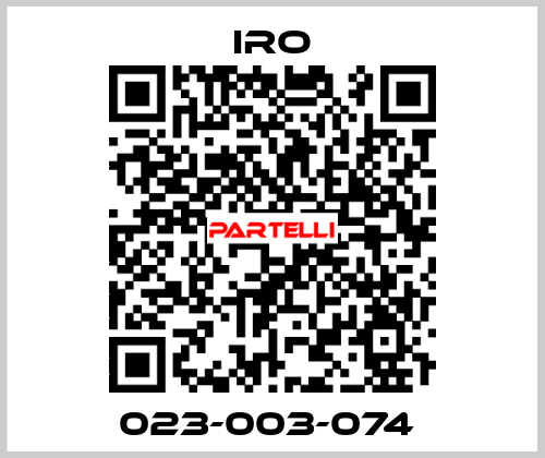 023-003-074  IRO