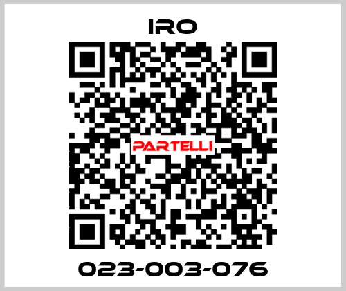 023-003-076 IRO