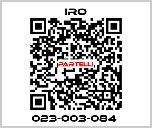 023-003-084  IRO