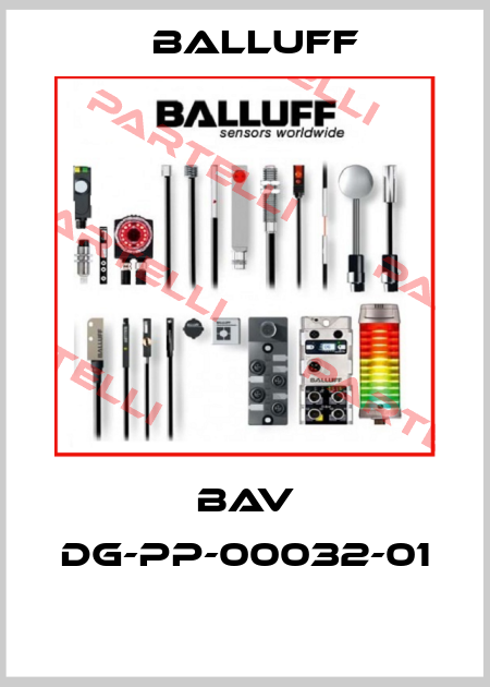 BAV DG-PP-00032-01  Balluff