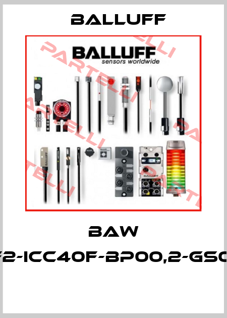 BAW M12MF2-ICC40F-BP00,2-GS04-508  Balluff