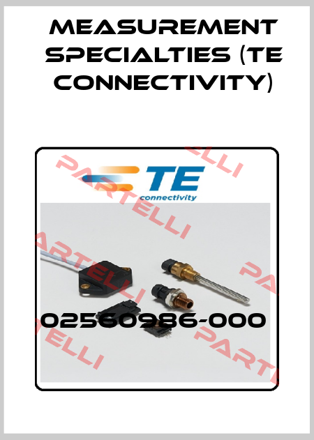 02560986-000  Measurement Specialties (TE Connectivity)