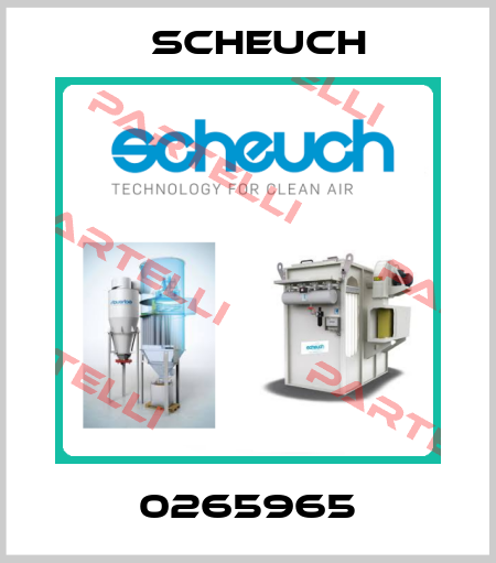 0265965 Scheuch