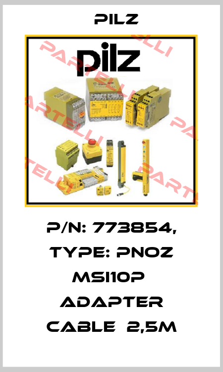 p/n: 773854, Type: PNOZ msi10p  adapter cable  2,5m Pilz