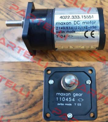 2140.934-22.112-050    MOTOR + GEAR ( 110454) Maxon