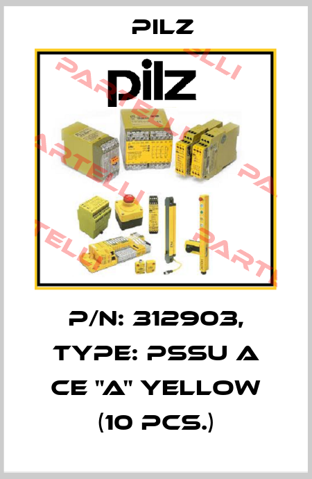 p/n: 312903, Type: PSSu A CE "A" yellow (10 pcs.) Pilz