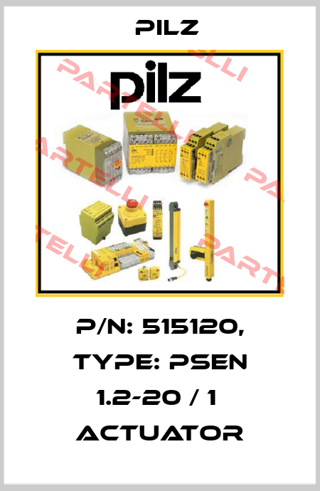 p/n: 515120, Type: PSEN 1.2-20 / 1  actuator Pilz